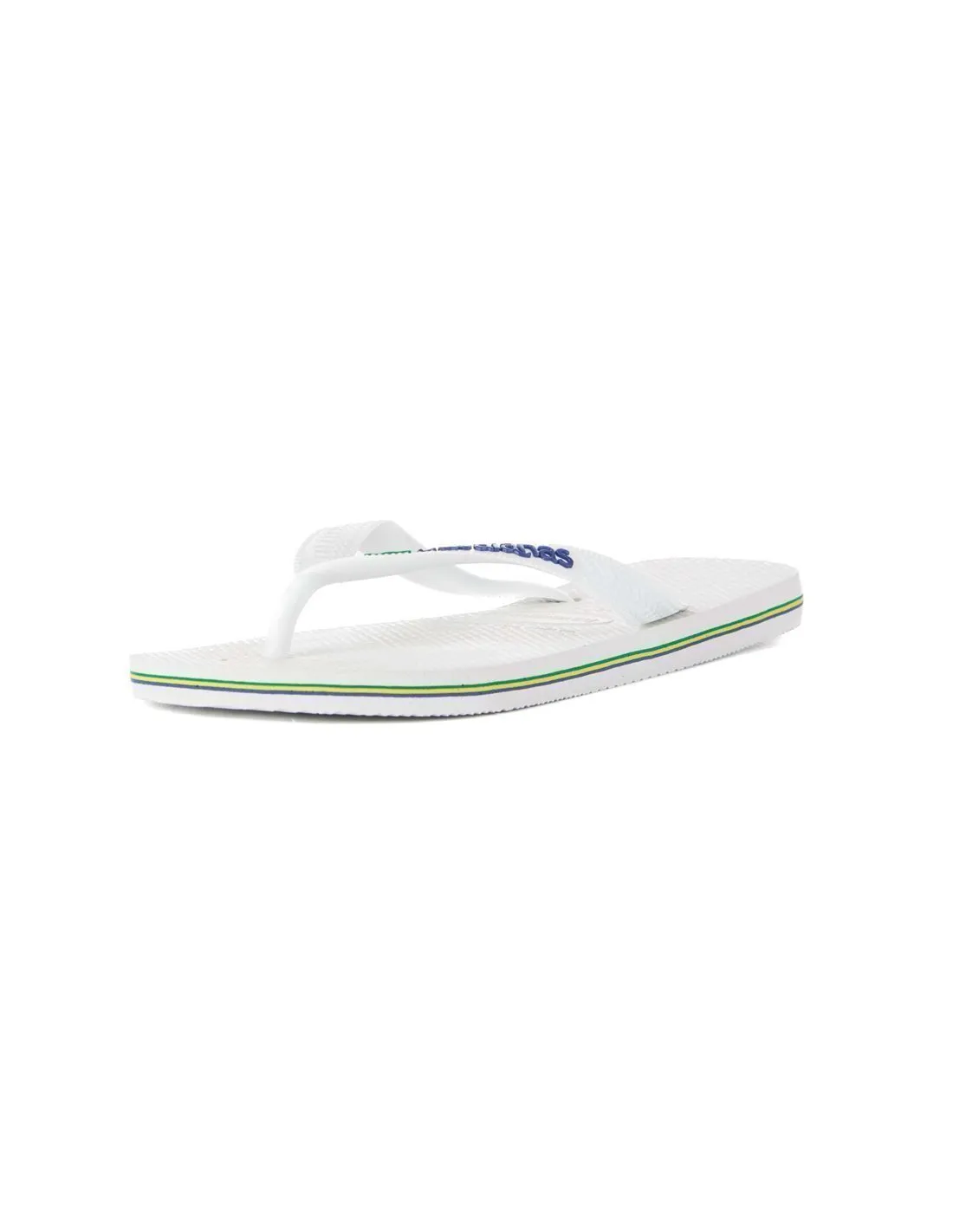 HAVAIANAS  CHANCLAS BLANCAS BRASIL LOGO FC UNISEX