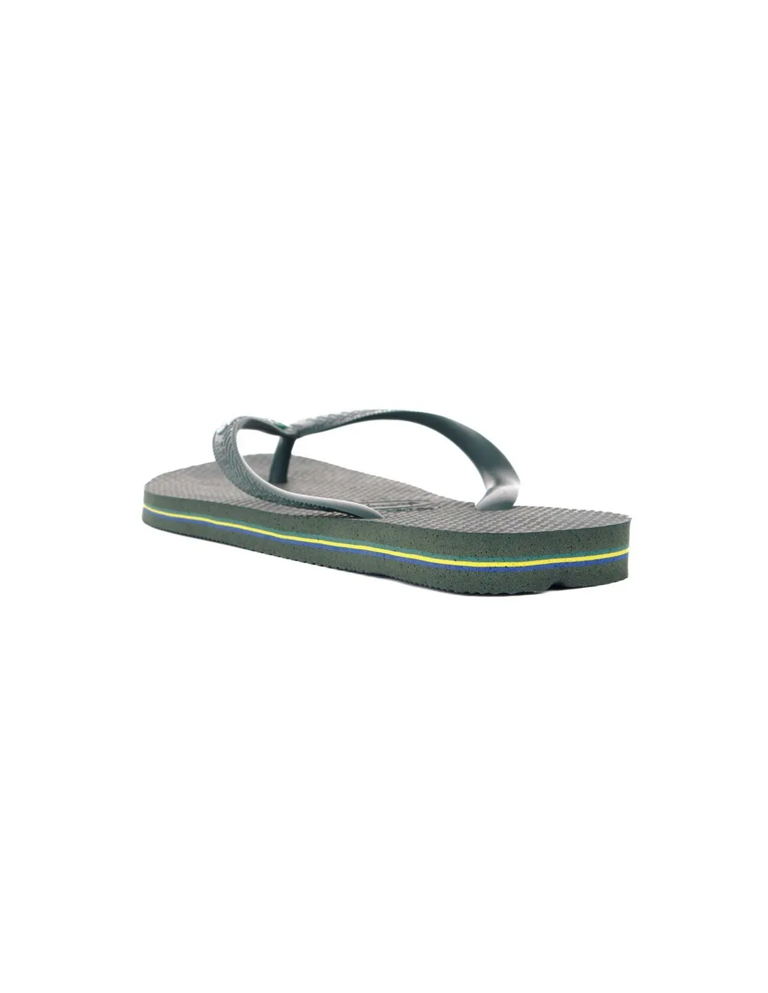 HAVAIANAS  CHANCLAS VERDE OLIVA BRASIL LOGO FC UNISEX