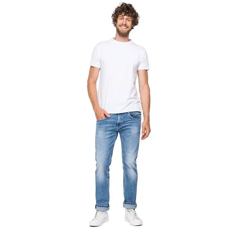 Jean Rigido Para Hombre Rocco Replay 29860