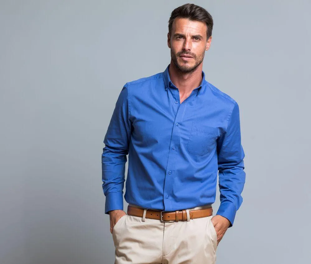JHK JK610  CAMISA FORMAL PARA HOMBRE JK610  WHITE