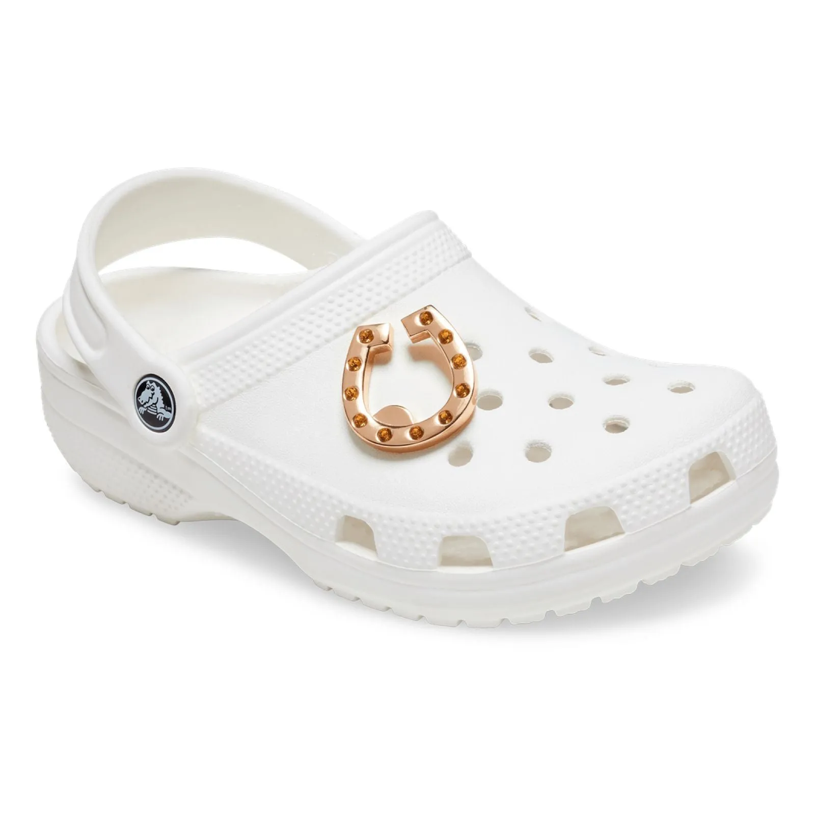 Jibbitz Unisex Gold Studded Horseshoe Joyería