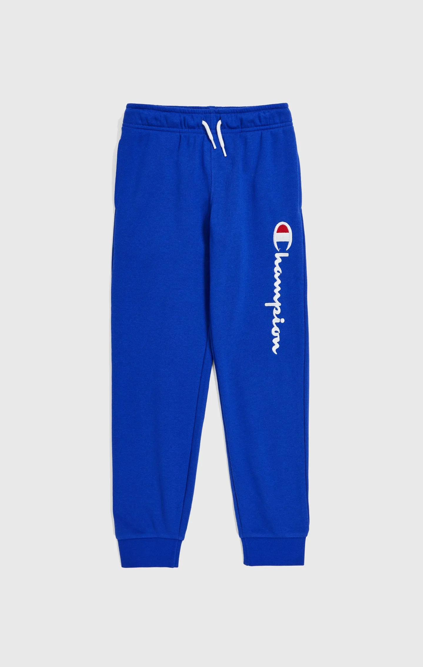 Joggers de niño de felpa ligera con logotipo bordado
