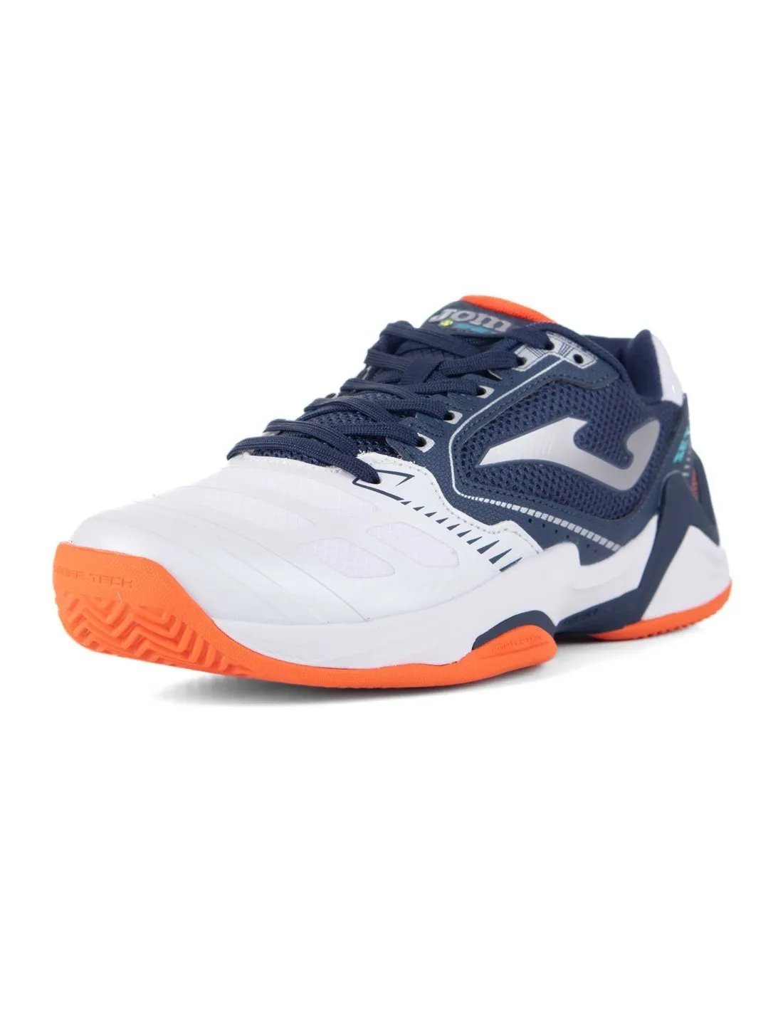 JOMA  ZAPATILLAS DE PADEL/TENNIS AZUL MARINO, BLANCO Y NARANJA SET 2332 HOMBRE