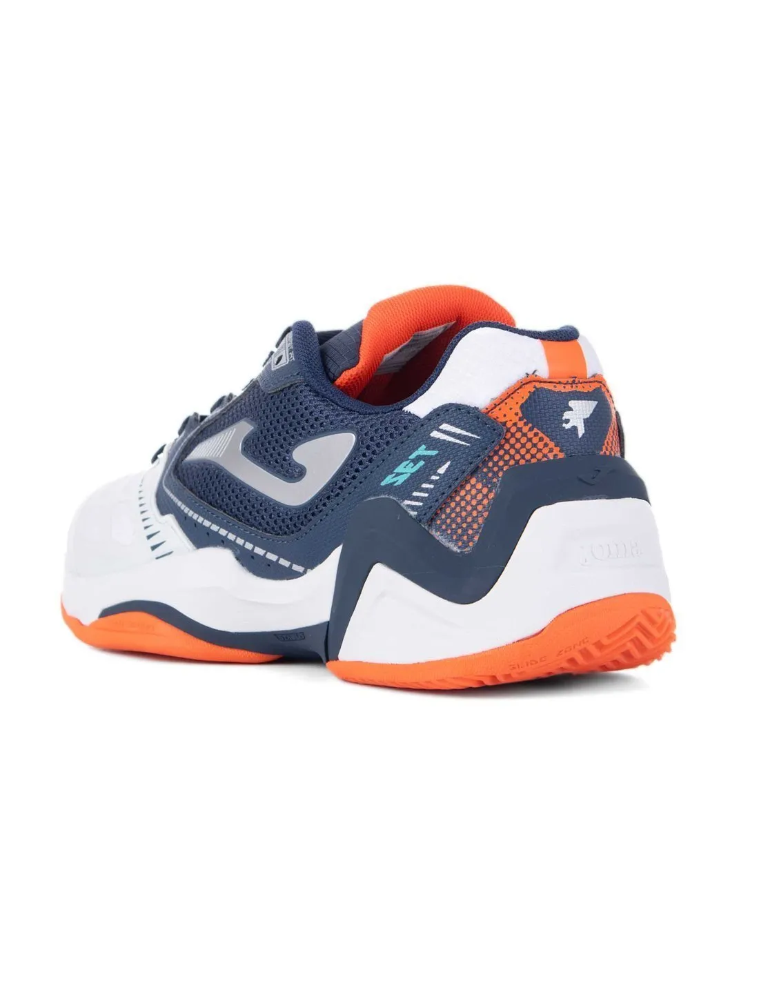 JOMA  ZAPATILLAS DE PADEL/TENNIS AZUL MARINO, BLANCO Y NARANJA SET 2332 HOMBRE