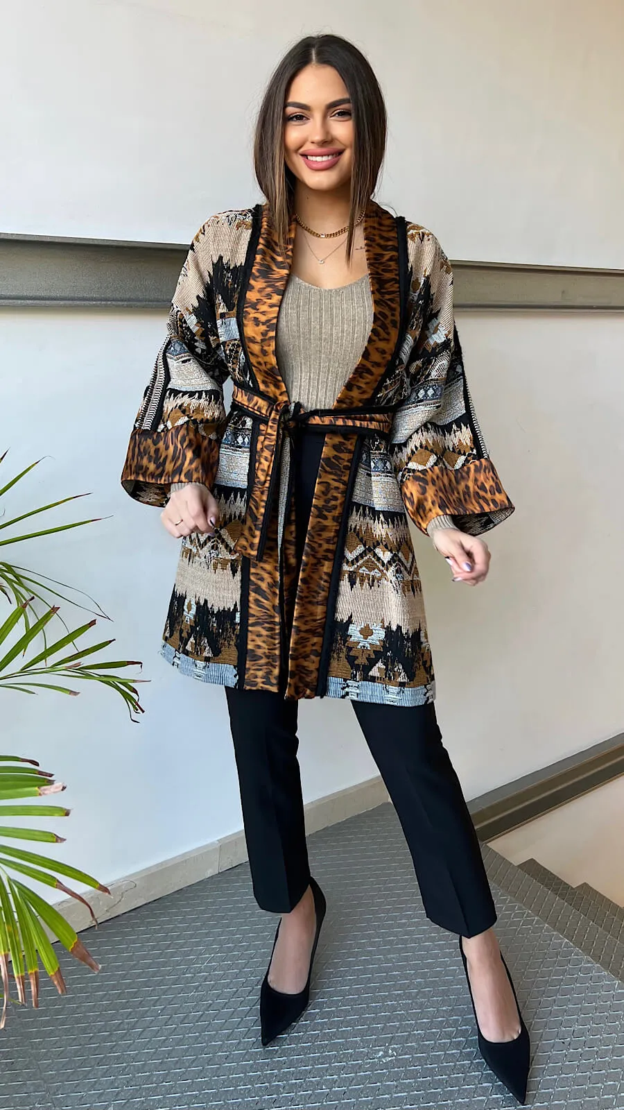 Kimono Print Tigre