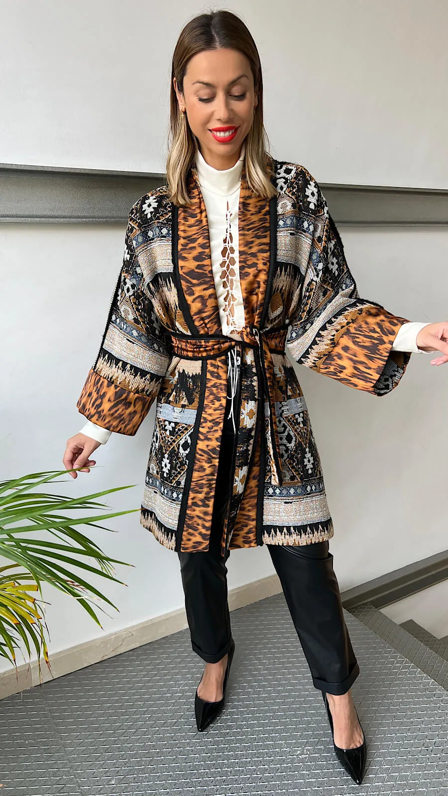 Kimono Print Tigre