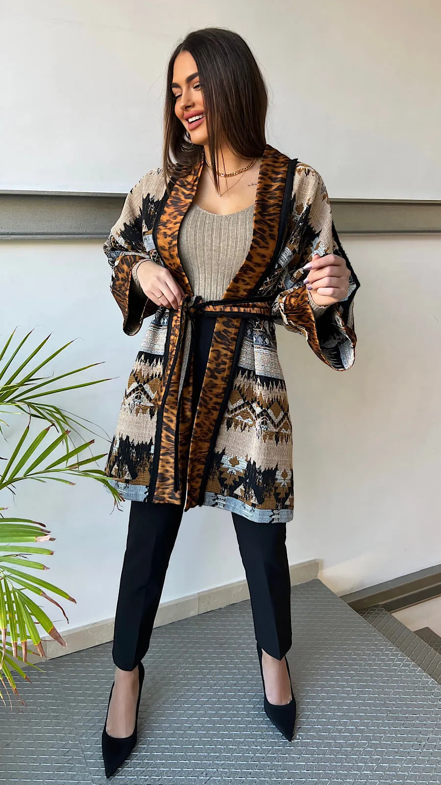 Kimono Print Tigre
