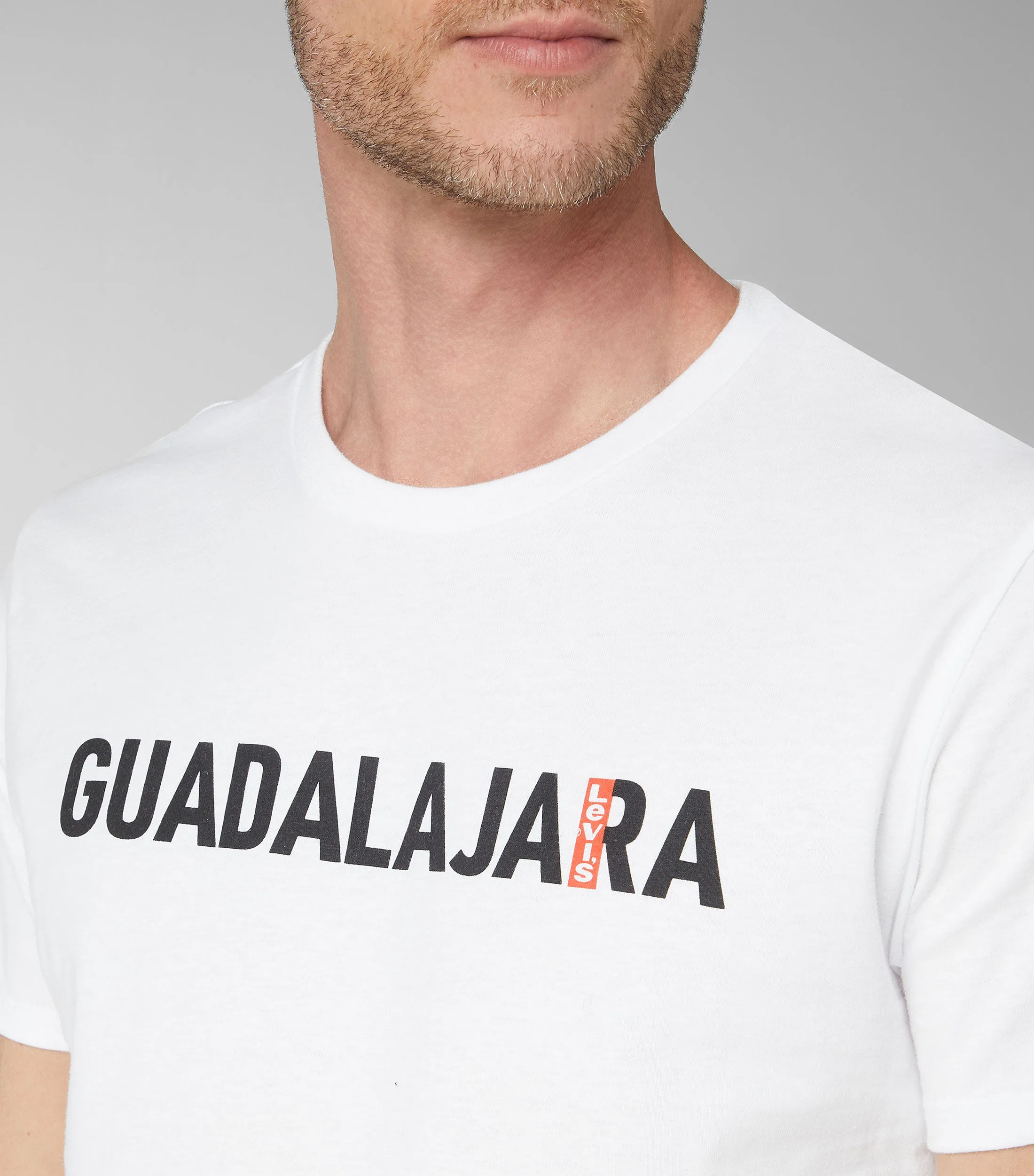 Levi's Playera de cuello redondo y manga corta Guadalajara Unisex