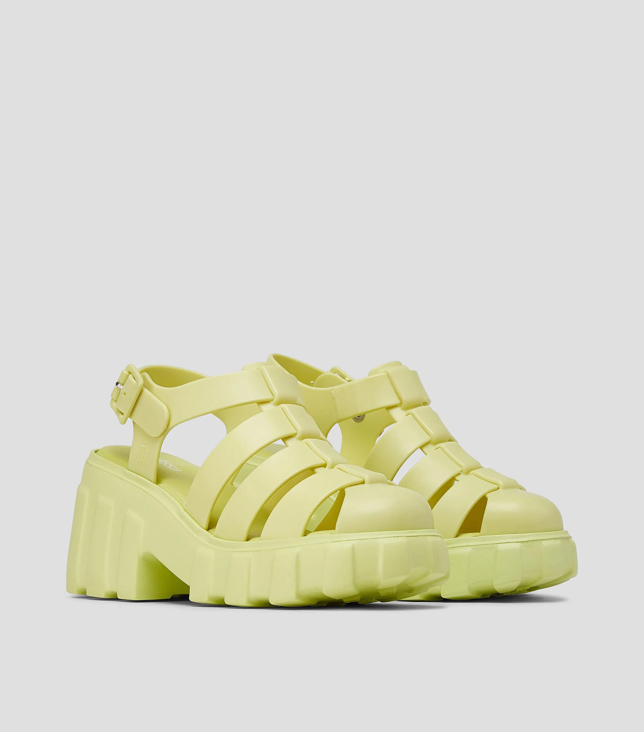 Melissa Zapatillas de tacón medio tipo cuña lisas Mujer