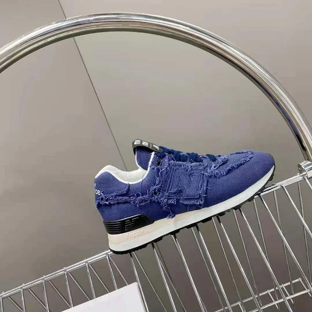 MIU MIU MUJER NEW BALANCE 574 X MIU MIU ZAPATILLAS DENIMAZUL MARINO