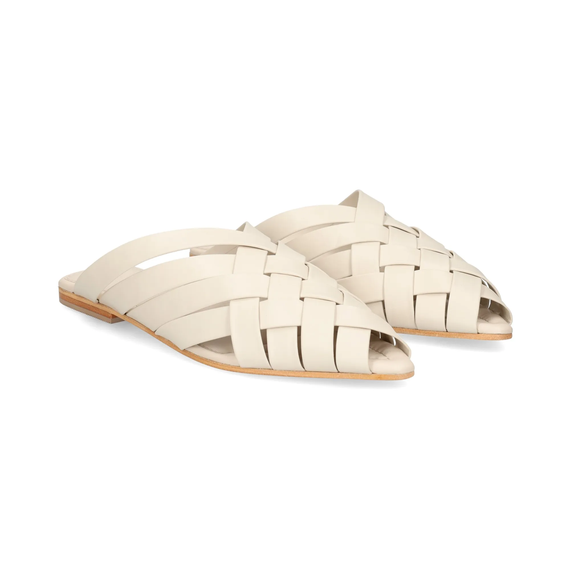 MIUXA Zuecos de Mujer OFF WHITE