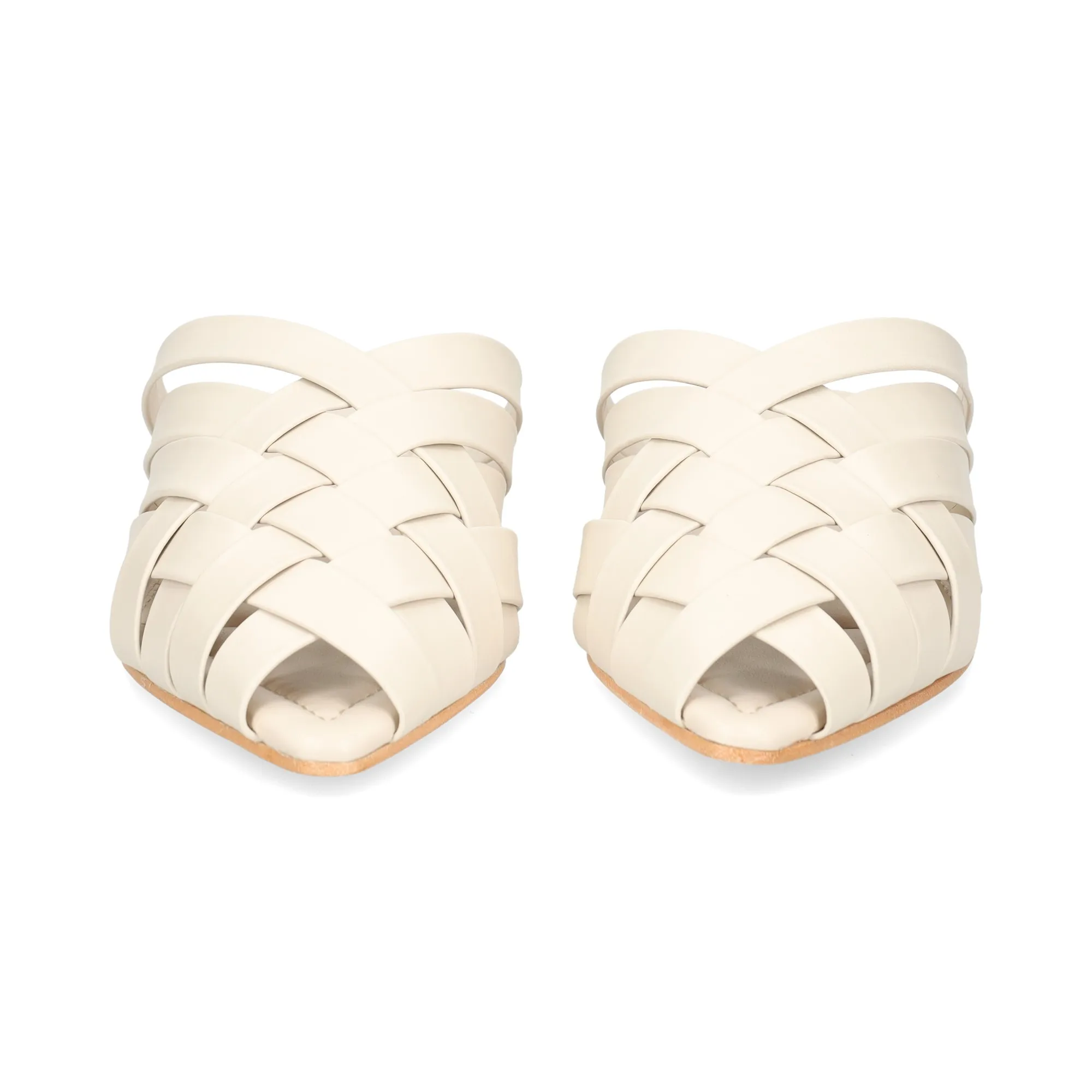 MIUXA Zuecos de Mujer OFF WHITE