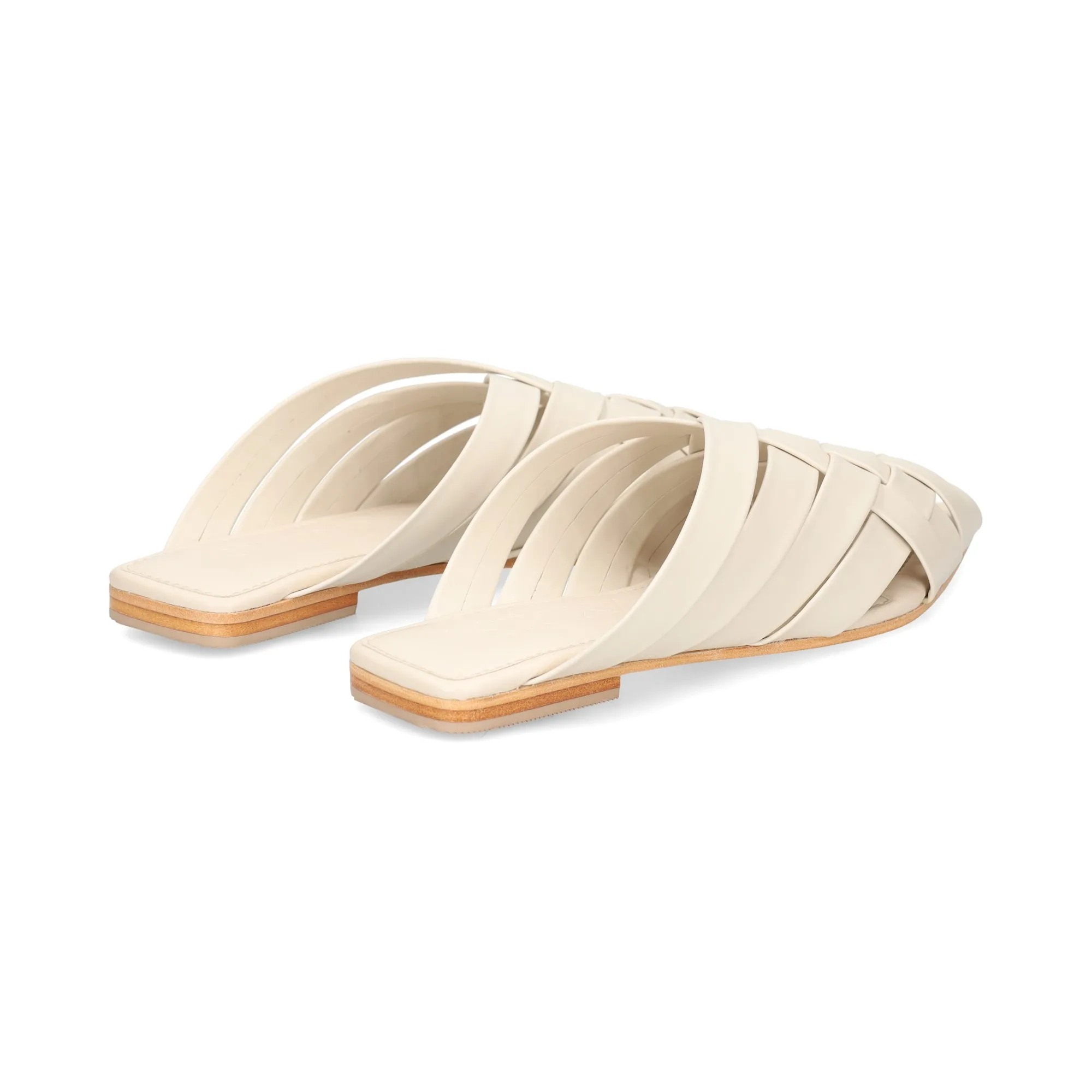 MIUXA Zuecos de Mujer OFF WHITE