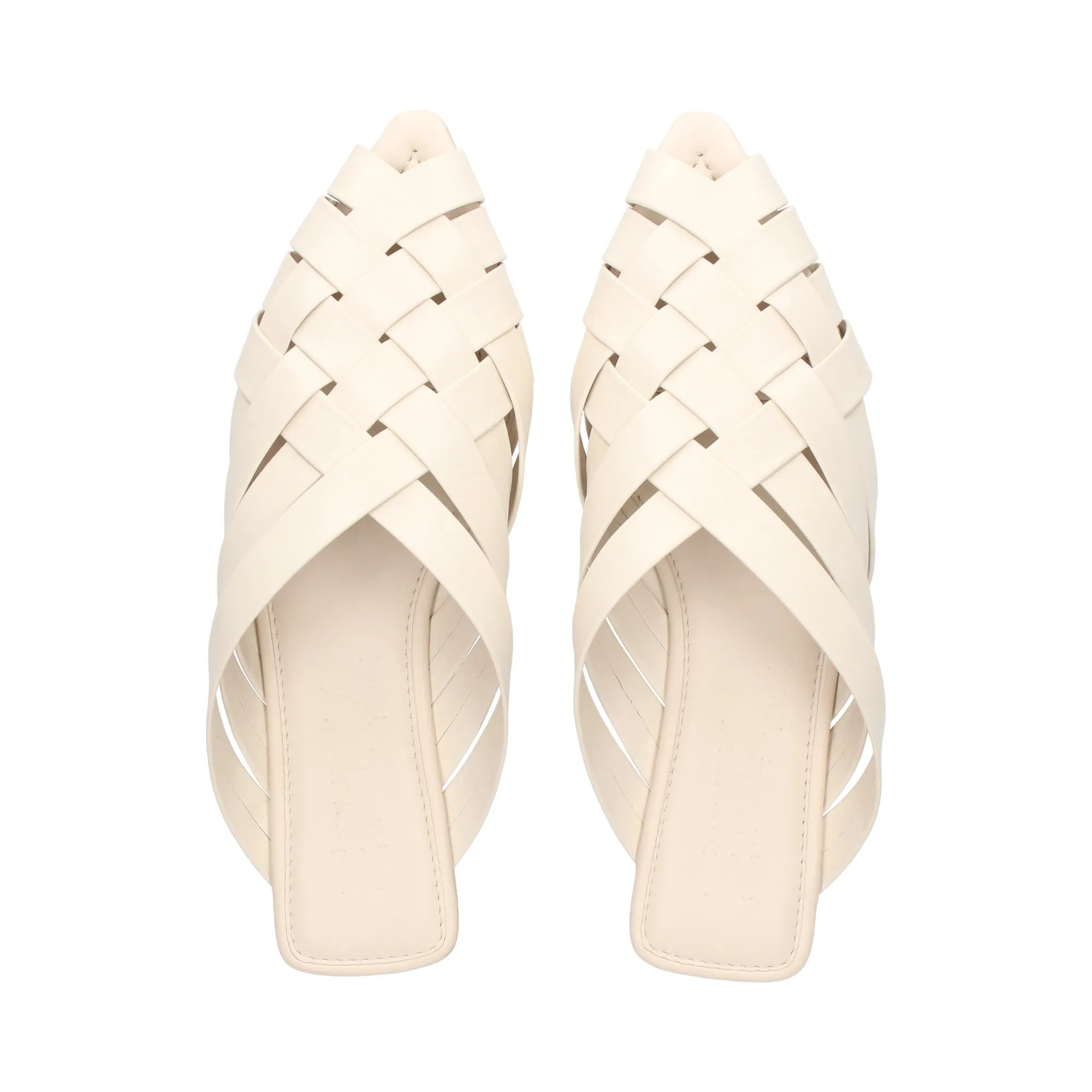 MIUXA Zuecos de Mujer OFF WHITE