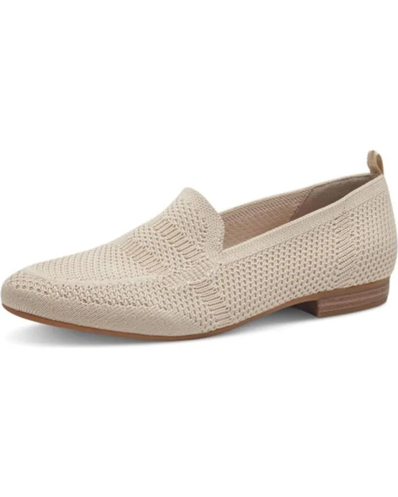 Mocasines de Mujer  24266 TEJIDO BEIG