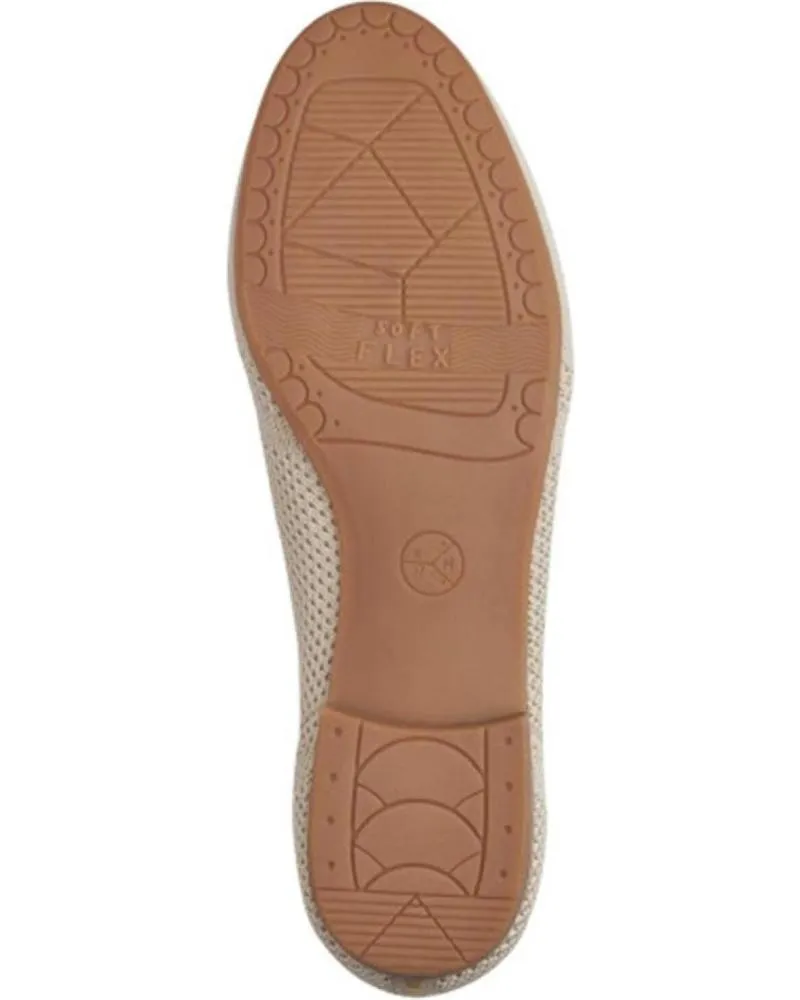 Mocasines de Mujer  24266 TEJIDO BEIG