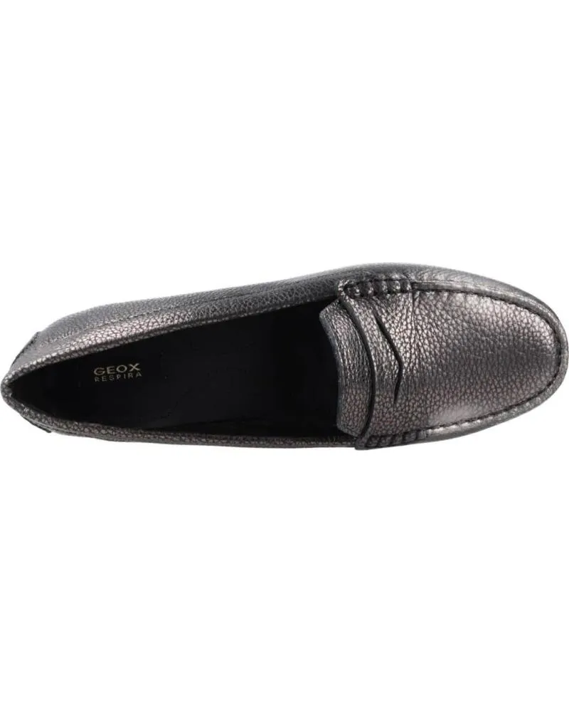 Mocasines de Mujer GEOX D ELIDIA PLATA