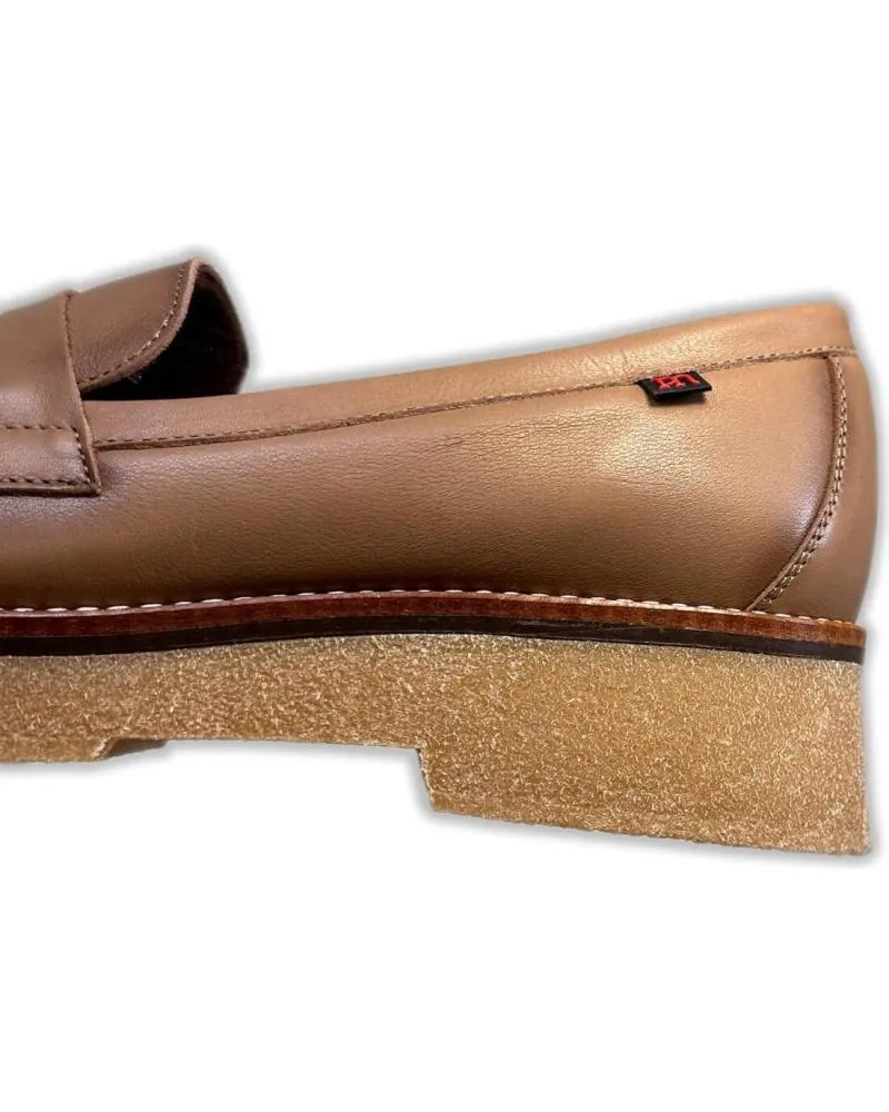 Mocasines de Mujer PEPE MENARGUES MUJER MOCASINES PLANOS 21101 VACUNO TAUPE MORADO