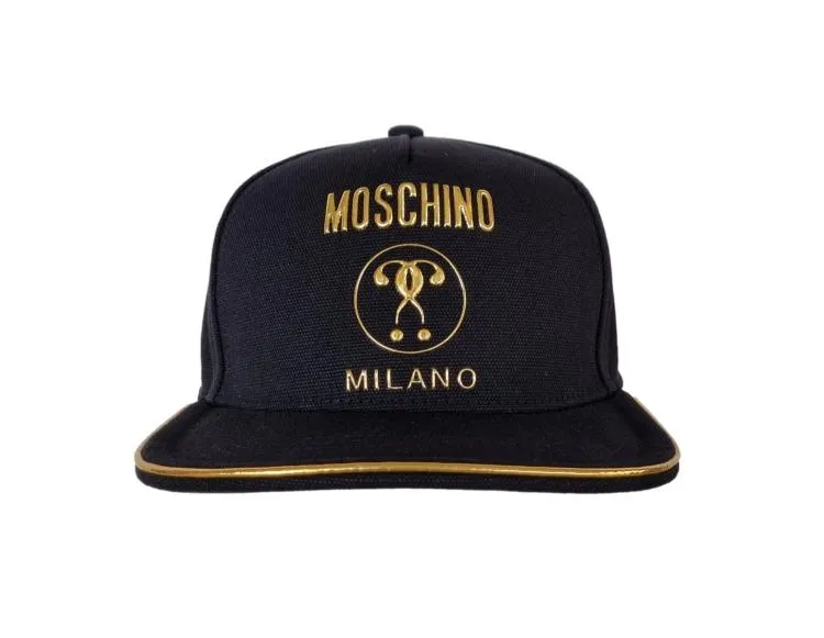 MOSCHINO GORRA DE BéISBOL GORRA ZAA920782660555 NEGROORO