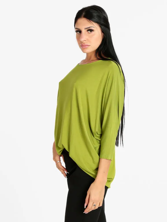 My Style Camiseta mujer manga murciélago