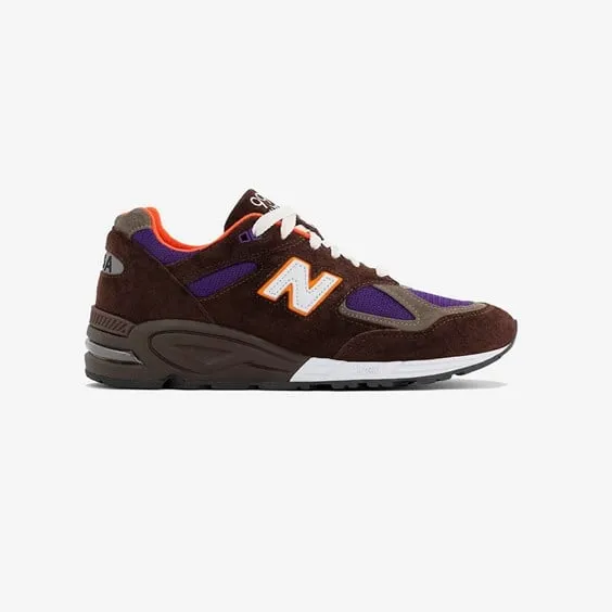 New Balance 990v2 Made in USA "Brown Purple'"