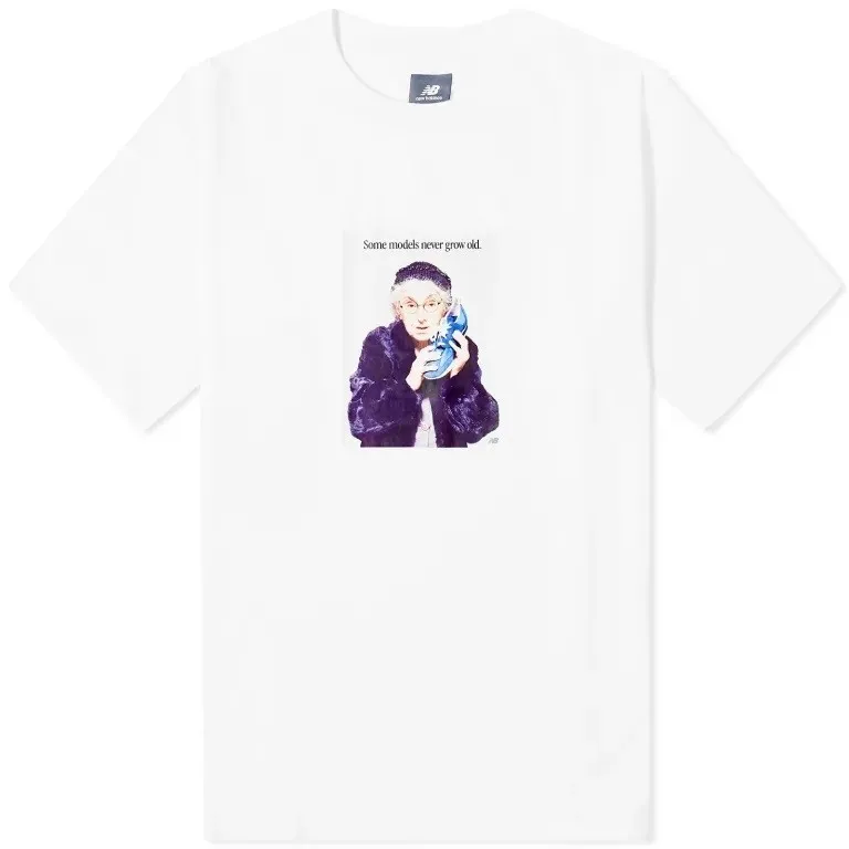 NEW BALANCE ATHLETICS NEVER AGE TEE WHITE