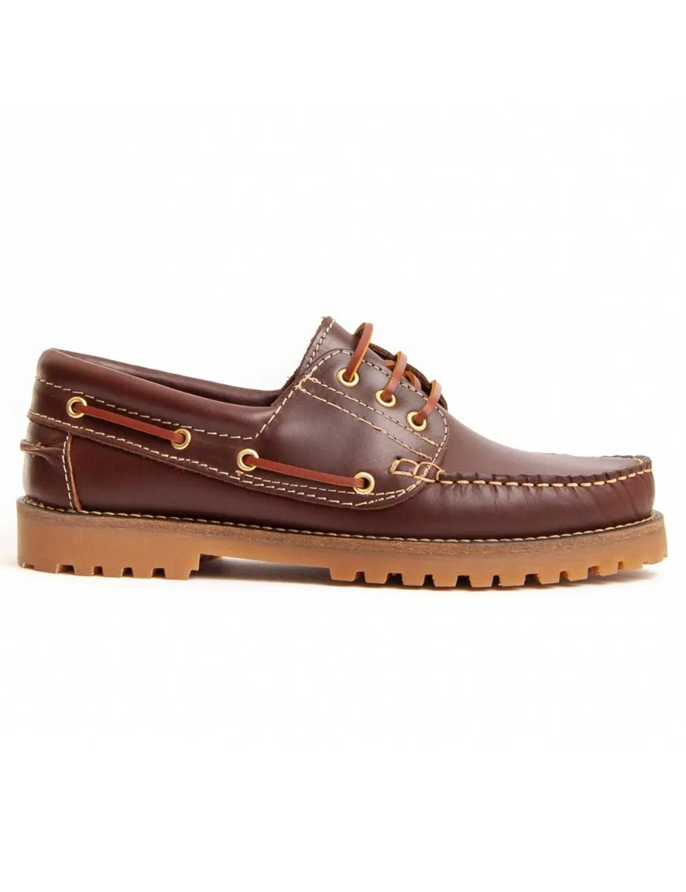 Náutico Casual De Piel Para Hombre.  Purapiel  Puranautic5  95738 Marrón