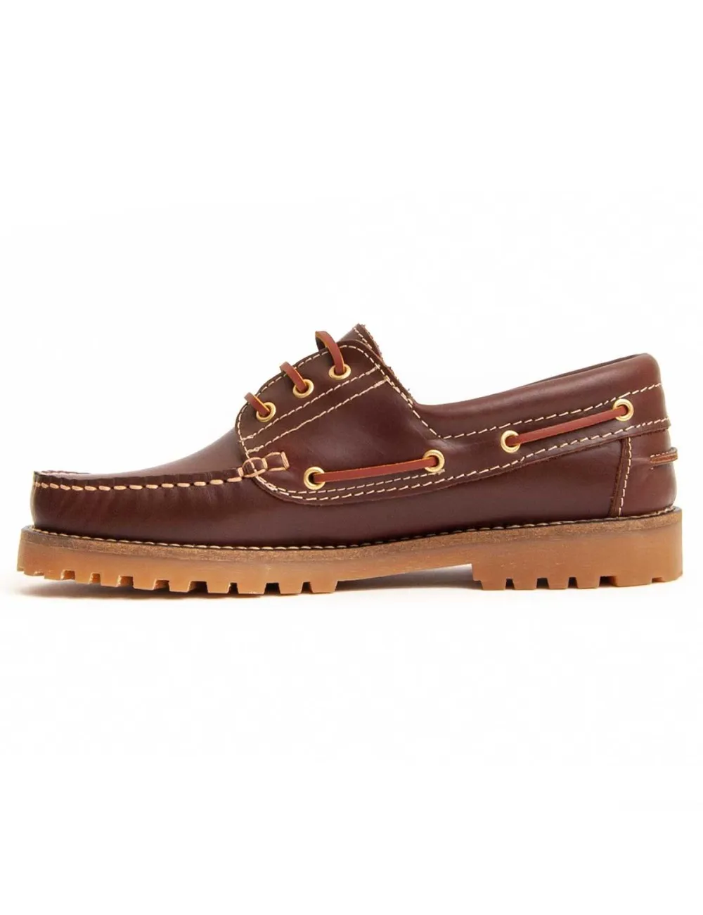 Náutico Casual De Piel Para Hombre.  Purapiel  Puranautic5  95738 Marrón