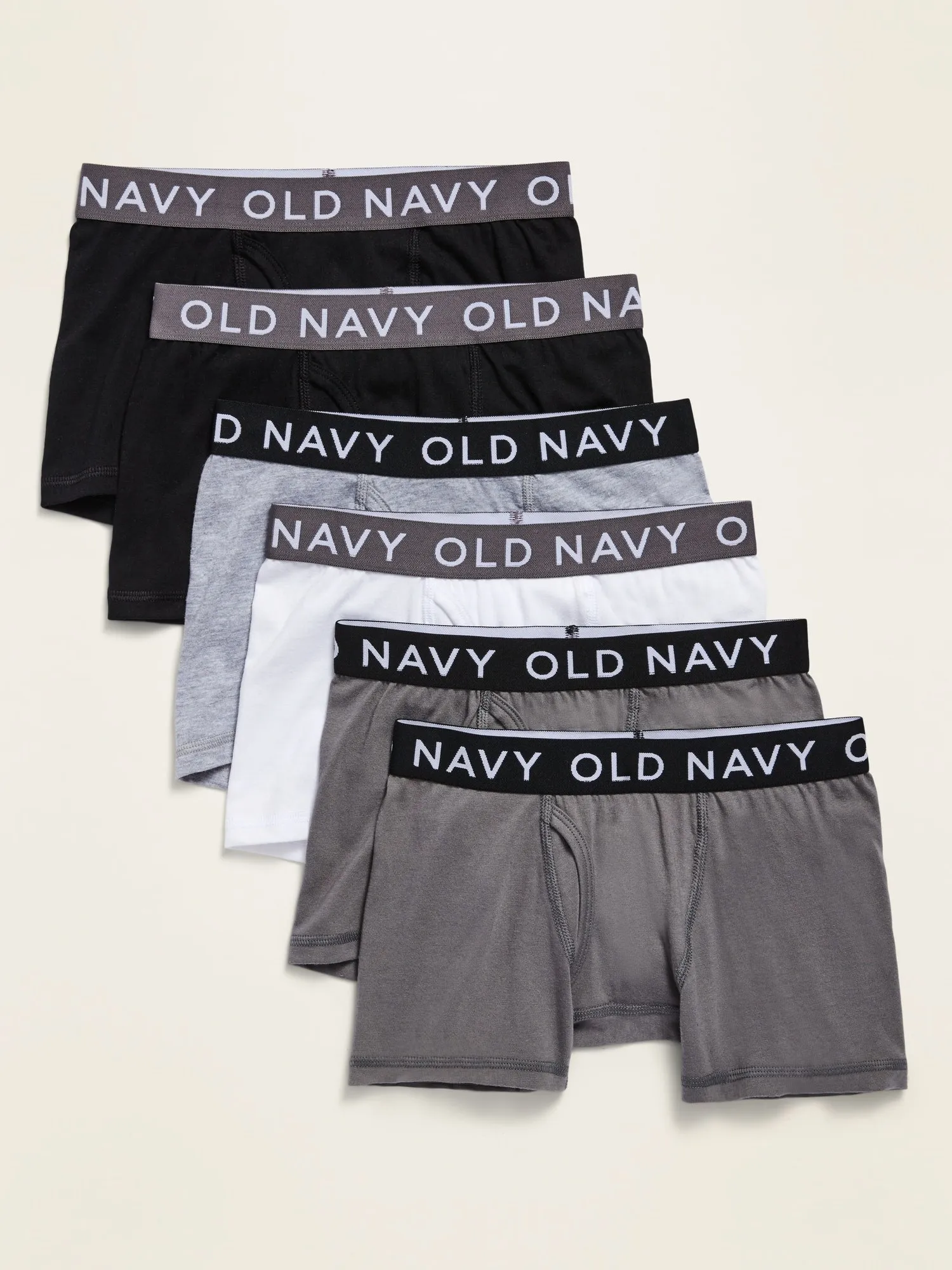 OLD NAVY BÓXER BRIEF LOGO 6PACK NIÑO