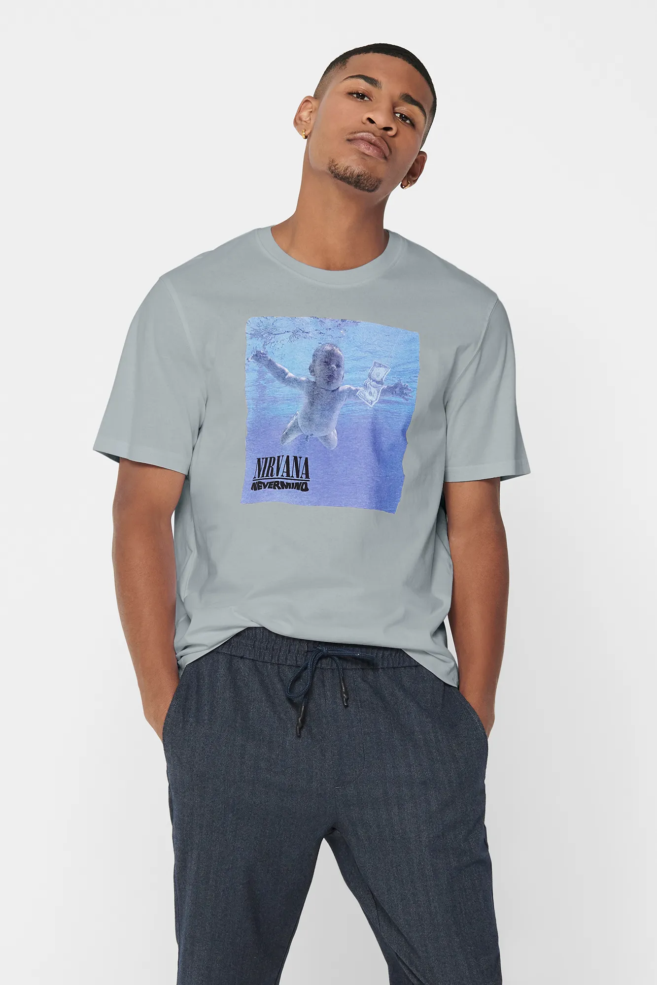 Only & Sons Camiseta de licencia Nirvana con print frontal