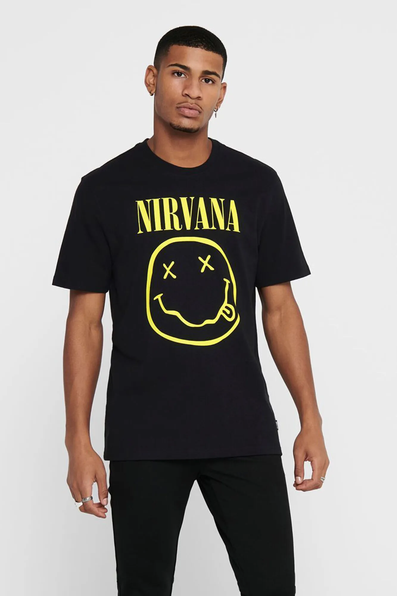 Only & Sons Camiseta de licencia Nirvana con print frontal