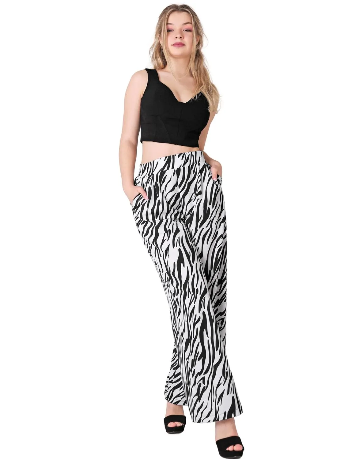 Pantalón Mujer Moda Recto Multicolor Stfashion 69704813