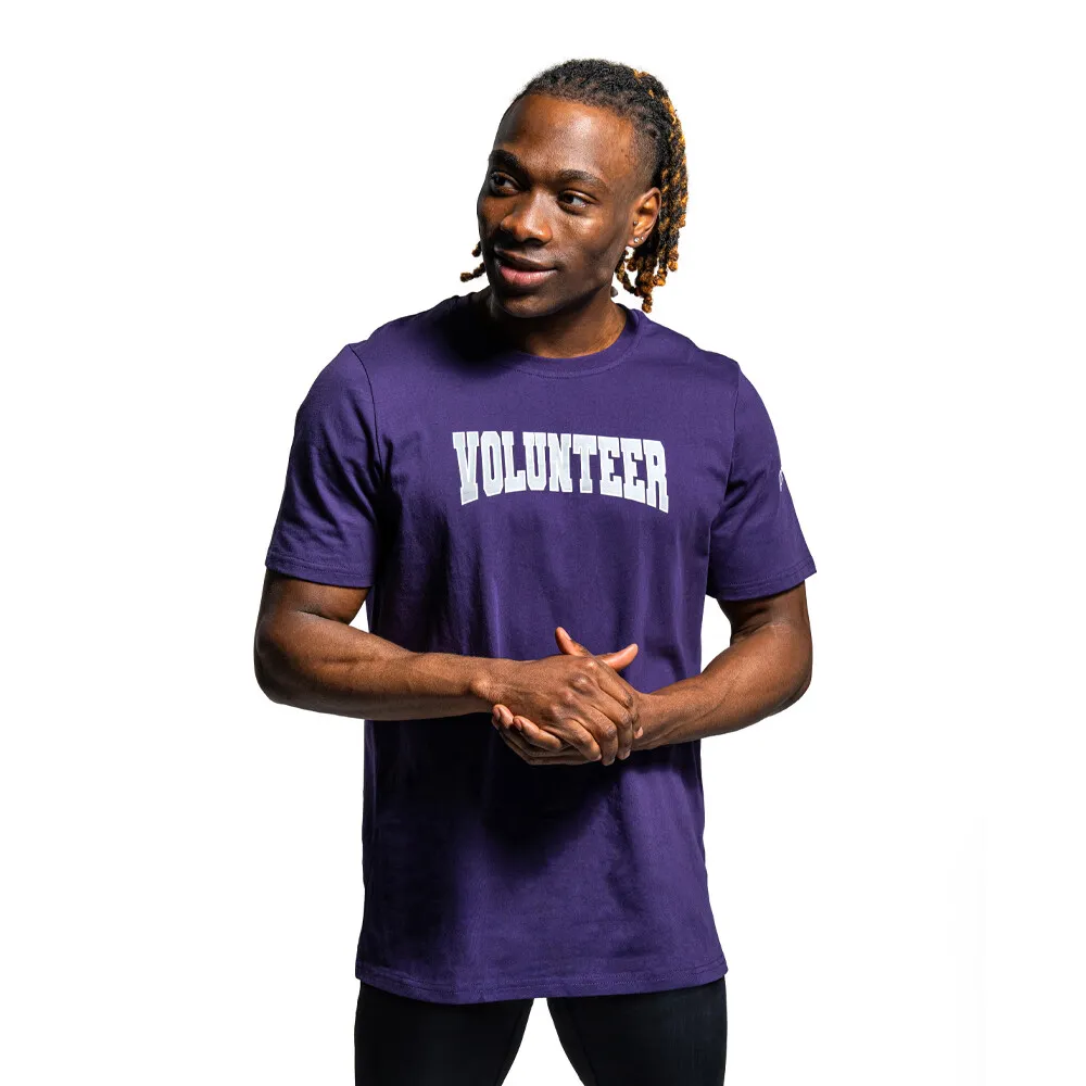 Parkrun Apricot parkrun Volunteer Collegiate camiseta para hombre