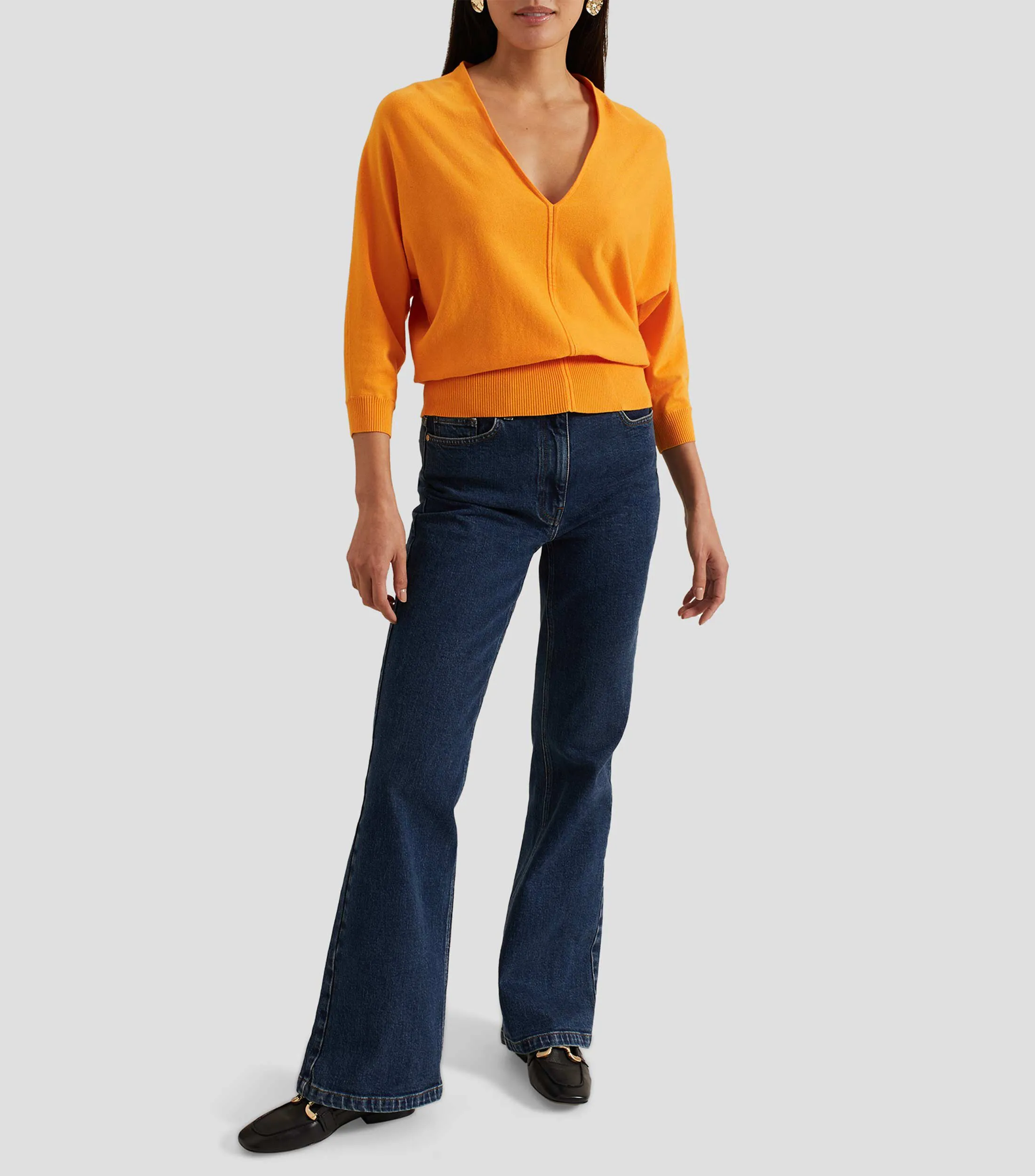 Phase Eight Suéter de cuello V Mujer