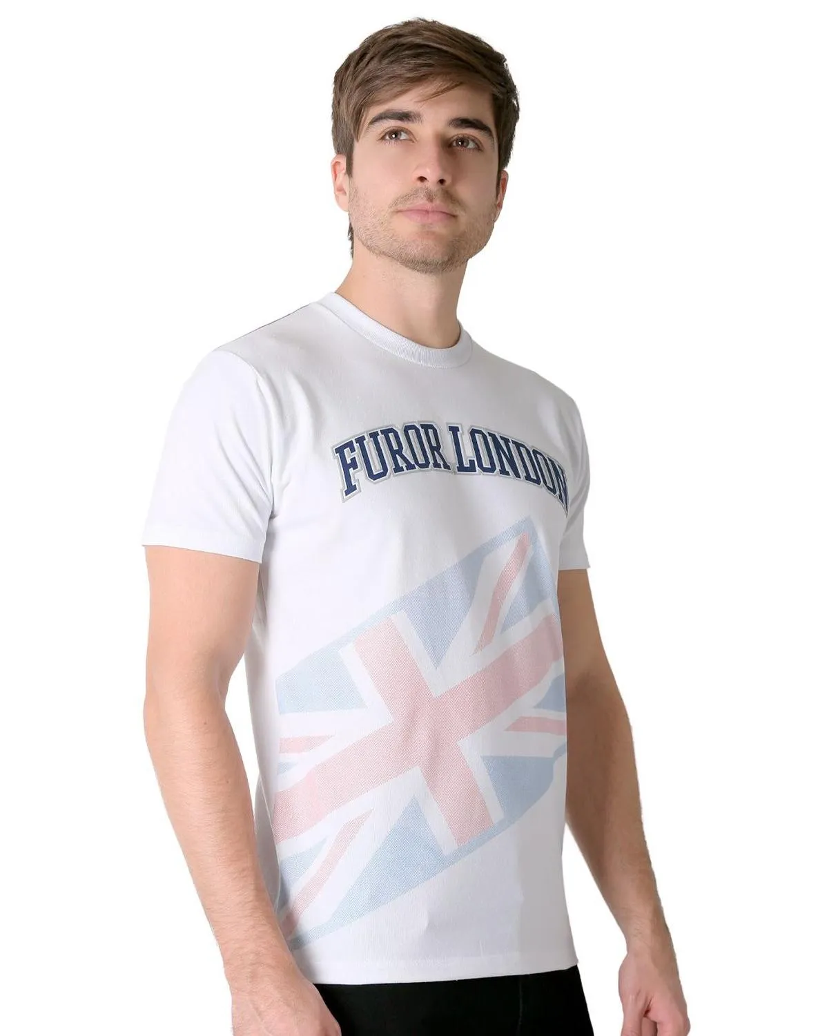 Playera Hombre Moda Camiseta Blanco Furor 62107022