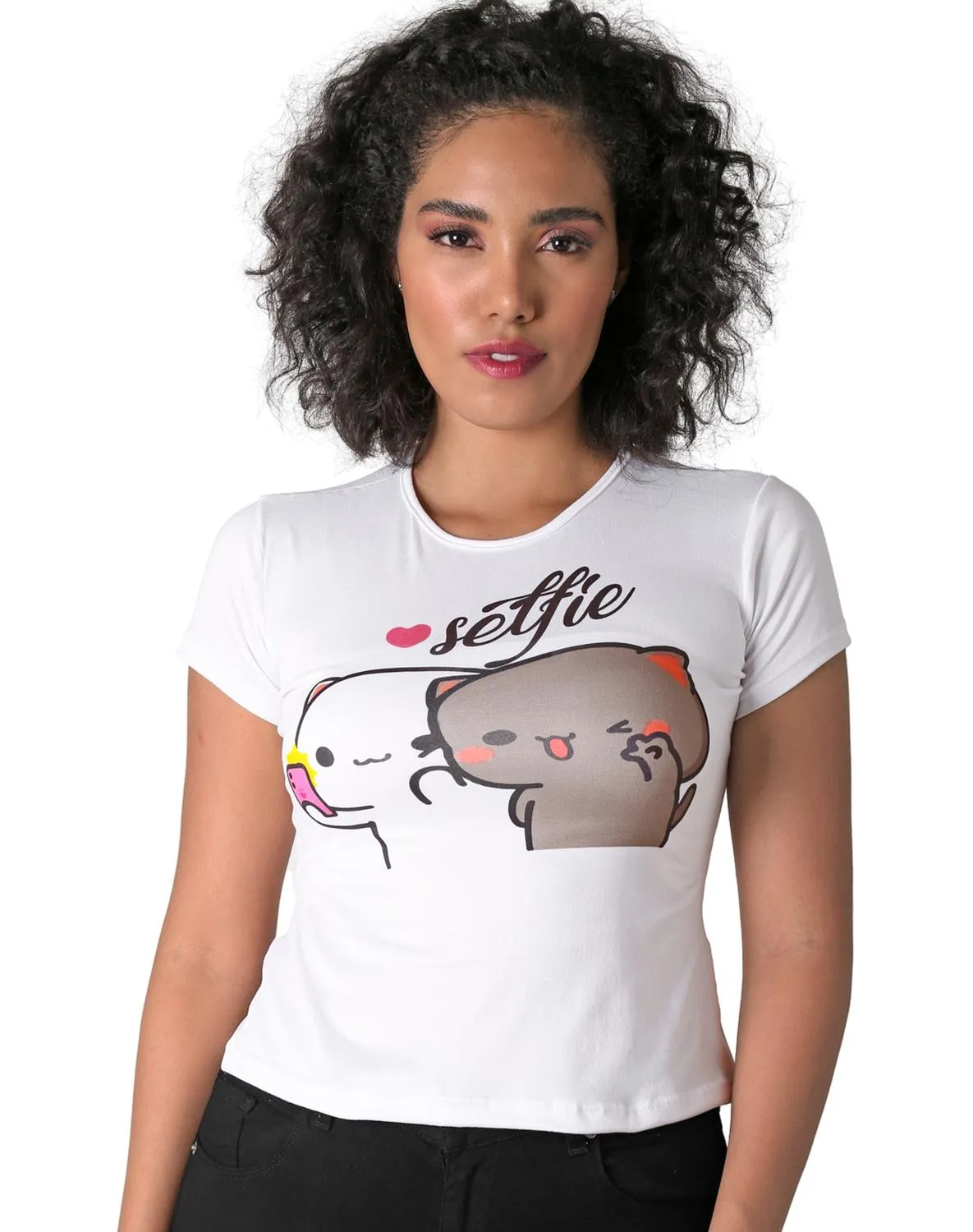 Playera Mujer Moda Camiseta Blanco Stfashion 69704645
