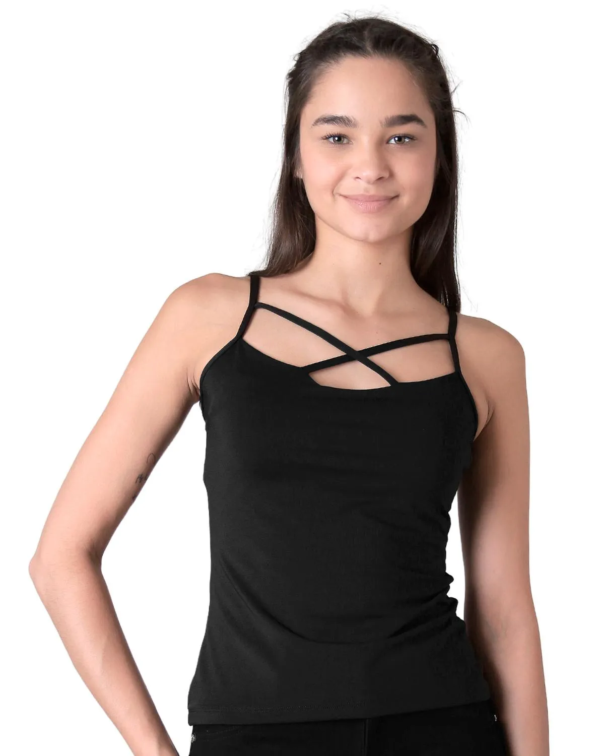 Playera Mujer Moda Top Negro Carnival 68304225