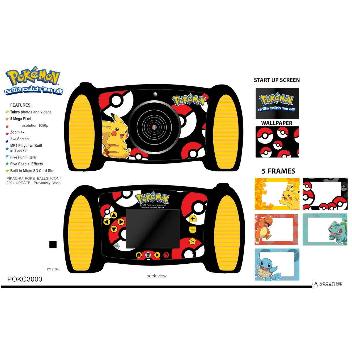 Pokémon Cámara Interactiva Infantil