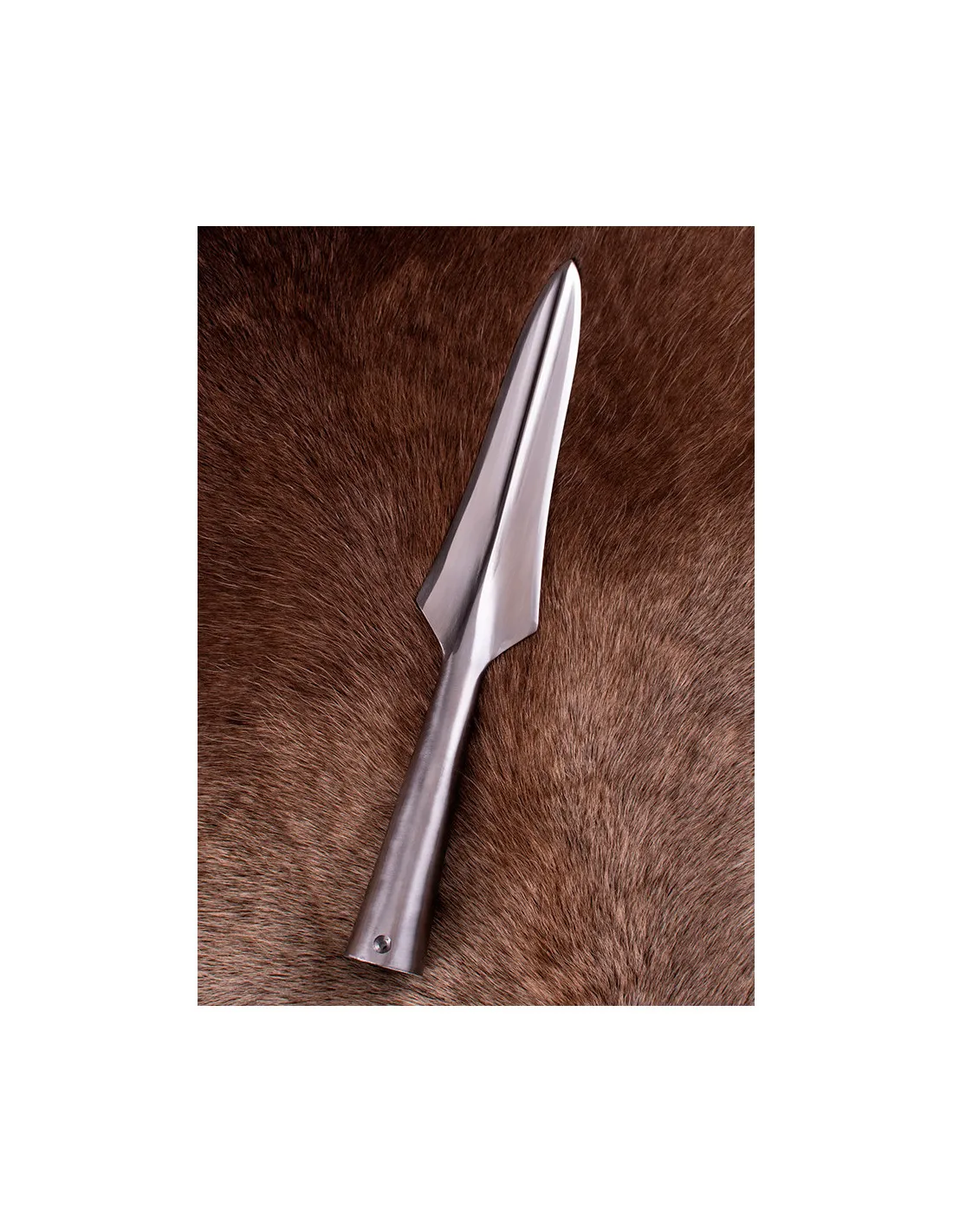 Punta de lanza medieval, 33 cm.