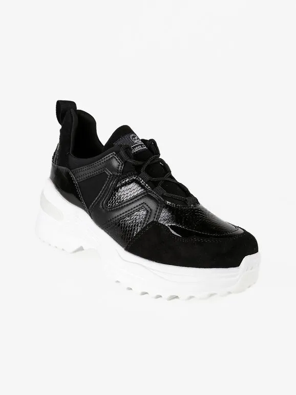 Queen Helena Zapatillas de cordones con cuña