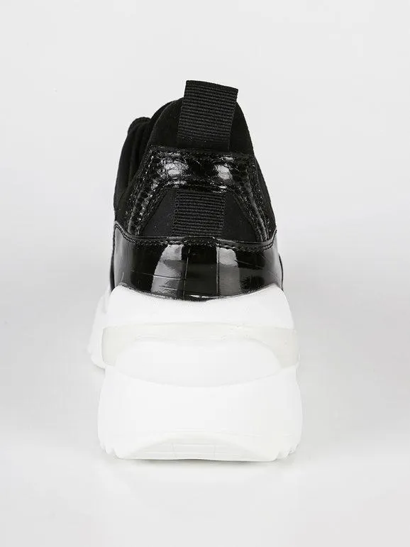 Queen Helena Zapatillas de cordones con cuña
