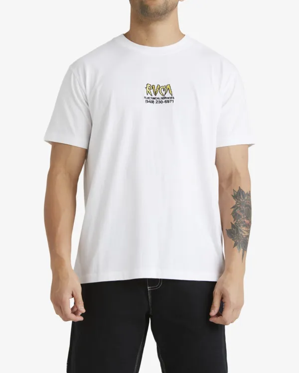 RVCA ELECTRICAL  CAMISETA DE MANGA CORTA PARA HOMBRE