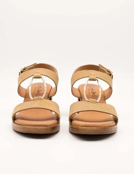 Sandalia Carla Tortosa 68538 Serraje Mushroom de Mujer