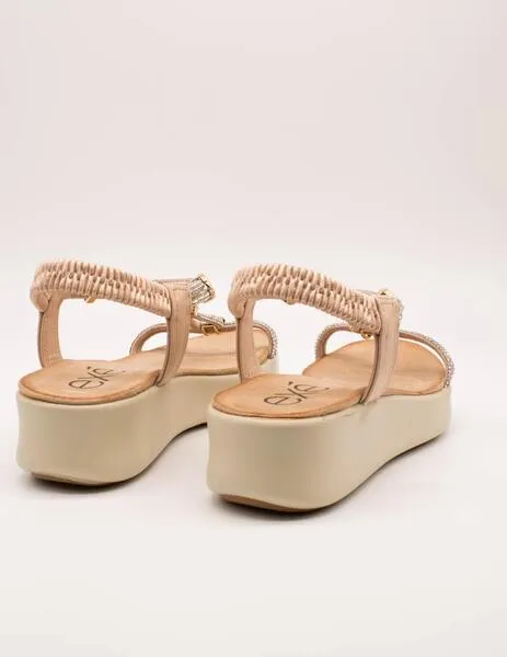 SANDALIA EXé BZX33170002 STRASS PINK GOLD DE MUJER