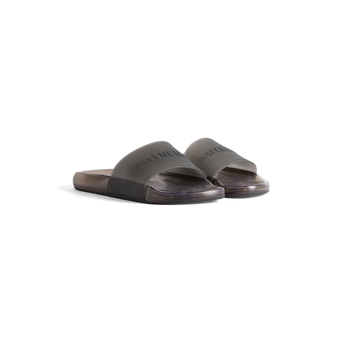 Sandalia Slide Pool Transparent  para Hombre en Negro