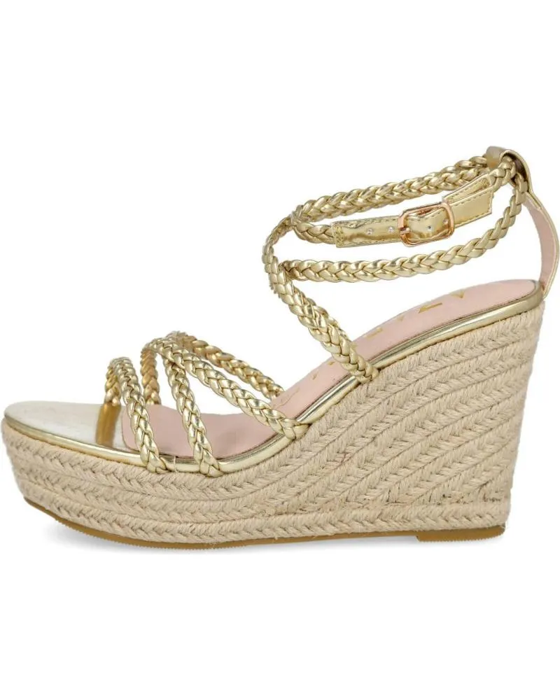 Sandalias AZAREY  de Mujer 572H436M CUNA YUTE TRENZADA MUJER  ORO
