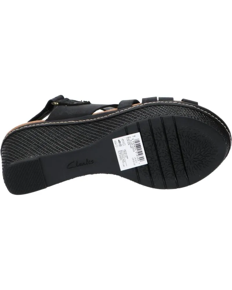 Sandalias CLARKS  de Mujer 26171531 ELLERI GRACE  BLACK LEATHER