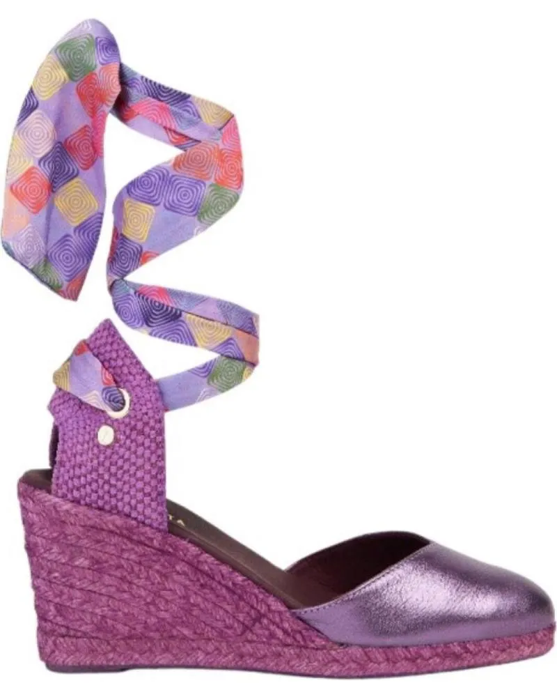 Sandalias de Mujer LA VALETA ALPARGATAS MORADAS PURPURA