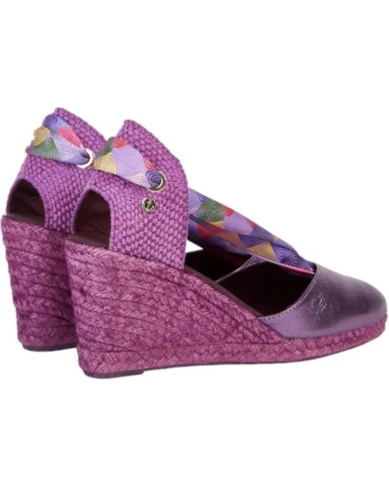 Sandalias de Mujer LA VALETA ALPARGATAS MORADAS PURPURA