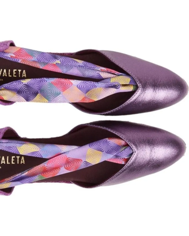Sandalias de Mujer LA VALETA ALPARGATAS MORADAS PURPURA